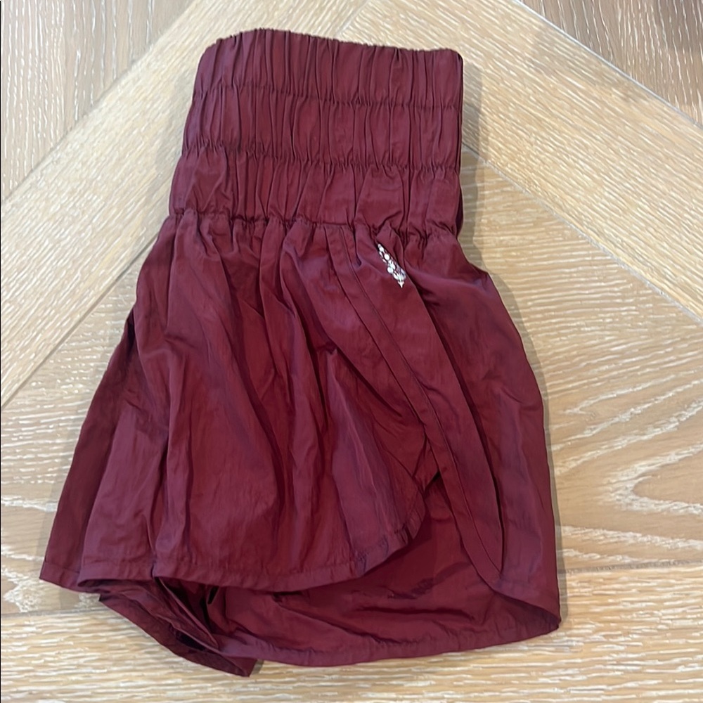 Free people Maroon Athletic Shorts - Picture 1 of 1